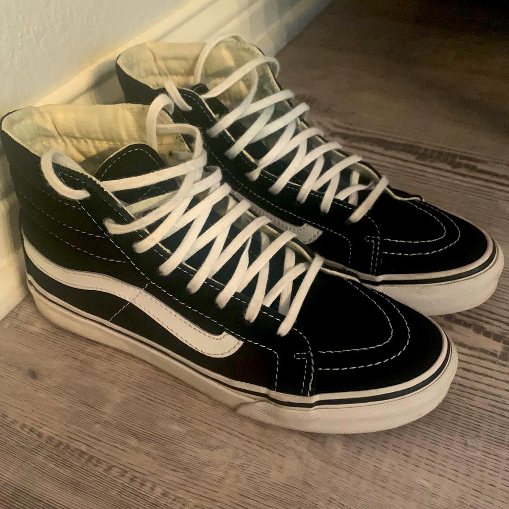 Women’s High Top Old School Vans Sz 6.5